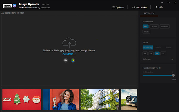 Nero AI Image Upscaler